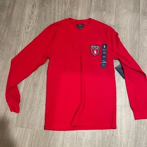 Polo Ralph Lauren
Long Sleeve Crew Neck Waffle Lounge T-Shirt new M